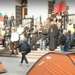 Палатков лагер пред Съдебната палата в София