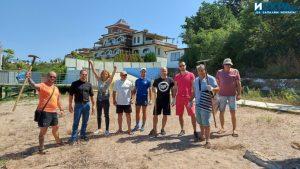 Почистване на плажа в парк "Росенец"