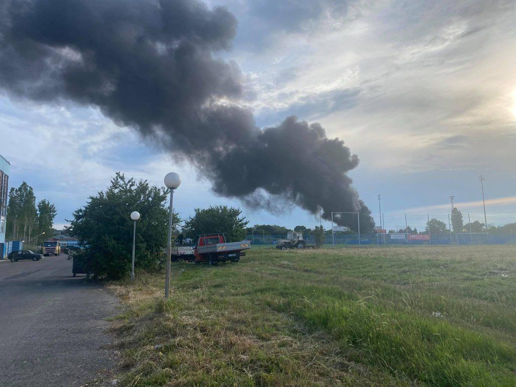 Пожар в Бургас