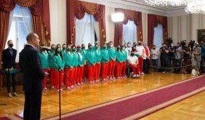 Президентът връчи националния флаг на българските олимпийци