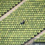 Стадион, места.