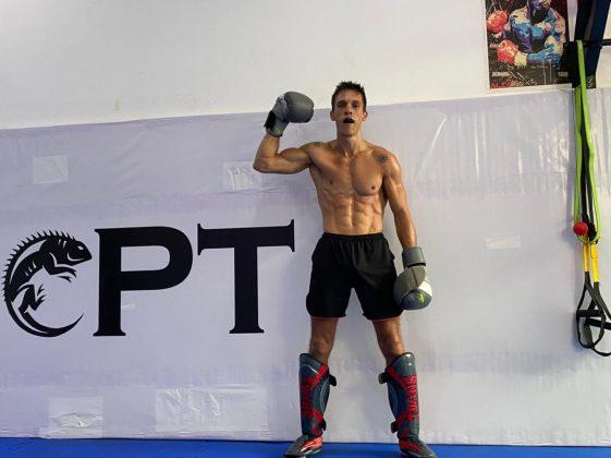 По време на тренировка