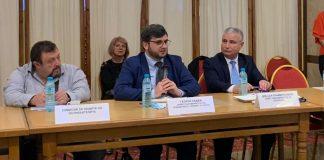 Представител на КЗП, Зам.-министърът на земеделието, храните и горите Георги Събев и Зам.-министърът на културата Пламен Славов