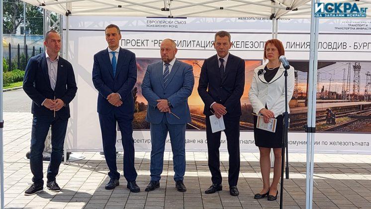 „Проектиране и изграждане на системи за сигнализация и телекомуникации по железопътната линия Пловдив-Бургас“ фаза 2