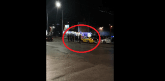 Гонка между полицията и таксиметров автомобил