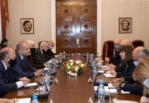 Катерина Сакеларопулу и Румен Радев