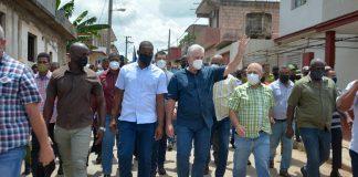 Президентът Мигел Диас-Канел