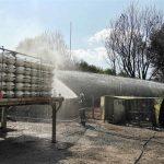 Пожар в асфалтова база до Долна Диканя