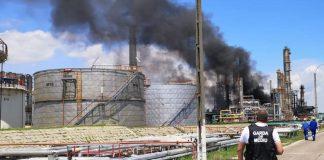 Пожар в Petromidia Refinery