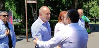 Румен Радев и Константин Бачийски в Бургас