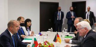 Румен Радев и Франк-Валтер Щайнмайер