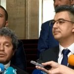 Тошко Йорданов и Пламен Николов пред журналисти