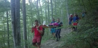 Пострадал в планина