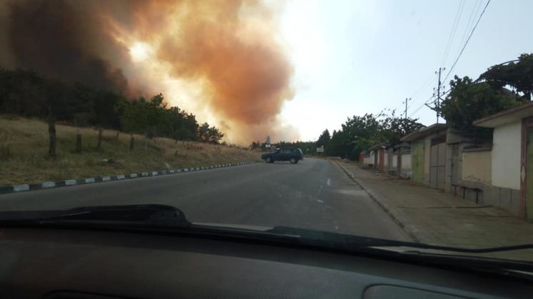 Пожар край Старосел