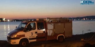 Пожарна кола в Несебър