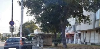 Шофьор се заби в стълб в Бургас