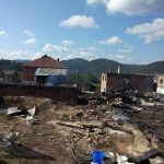 Щети след пожара в село Кръстава