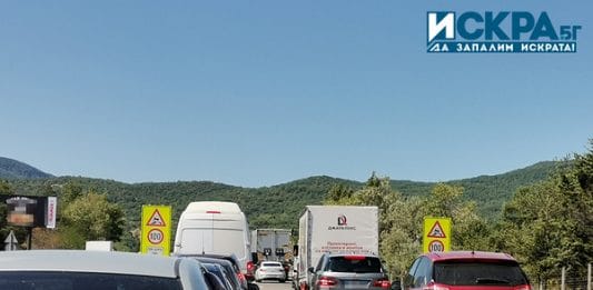 Задръстване на АМ "Тракия"