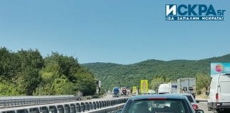 Задръстване на АМ "Тракия"