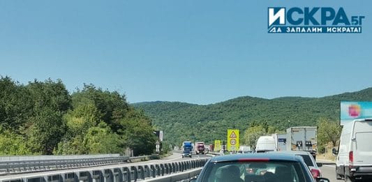 Задръстване на АМ "Тракия"