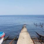 Тръба, през която изтичат отпадни води край Синеморец