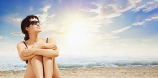 Жена, плаж, лято