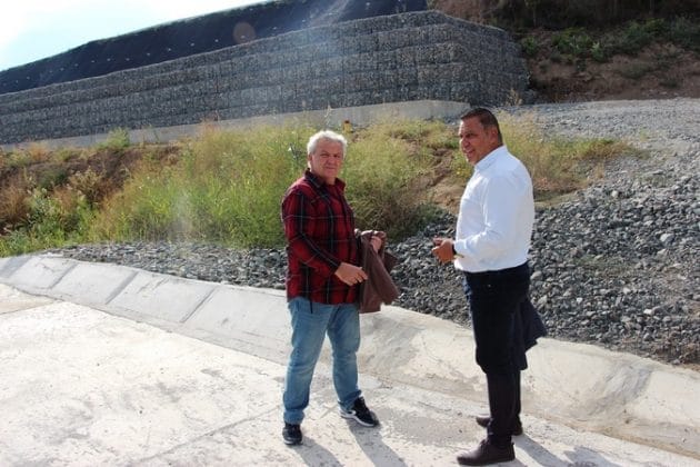 Инспекция на укрепление край "Сарафово"