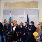 Брифинг - „Има такъв народ“, „Демократична България“, „Изправи се.БГ! Ние идваме!“