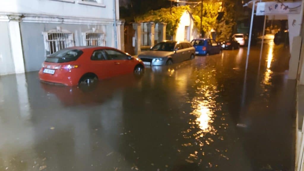 Наводнение на ул. "Антим I"