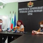 Брифинг на Регионалната здравна инспекция в Бургас