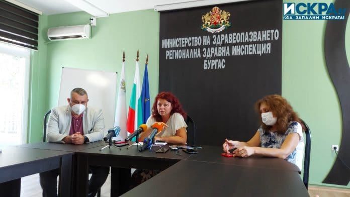Брифинг на Регионалната здравна инспекция в Бургас