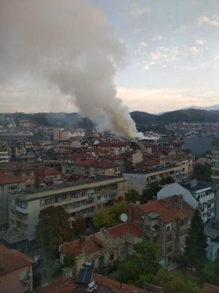 Пожар в Благоевград