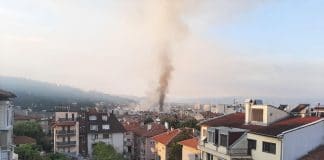 Пожар в Благоевград