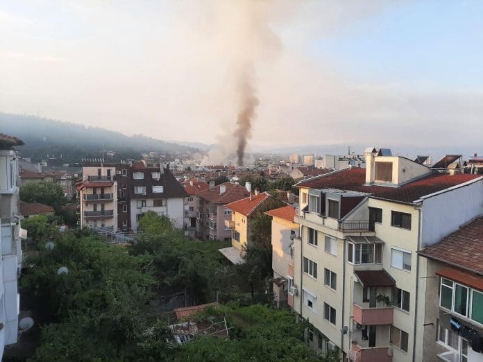 Пожар в Благоевград