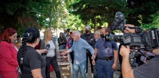 Протест на жители на Лозен