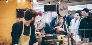 Щанд, храна