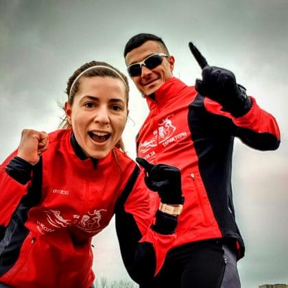 Тренировка с другите атлети