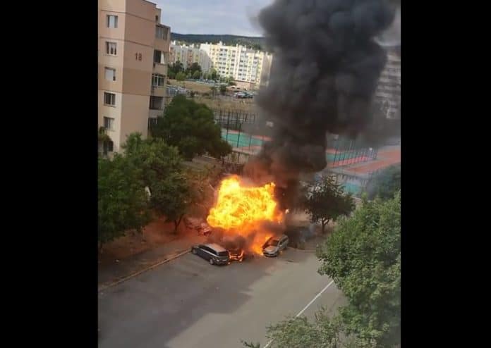 Взрив на газова бутилка