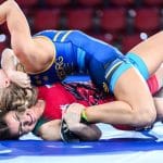 Биляна Дудова (в червено)