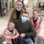 Димитринка, Юсеин Кавръкови и двете им дъщери