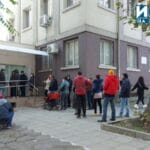 Протест пред РЗИ в Бургас