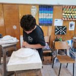 По време на практика. Снимка: Личен архив