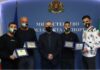 Медалистите от Будва с почетни плакети от ММС