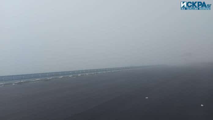 Гъста мъгла на автомагистрала "Тракия"