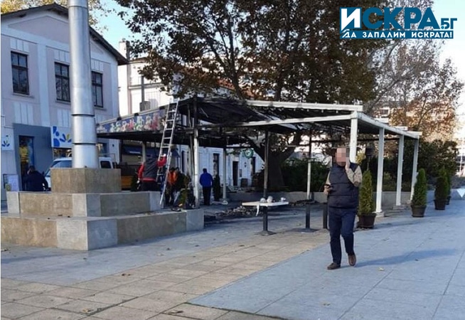 Палеж на заведение в Бургас