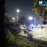 Полицейски автомобили са направили блокада