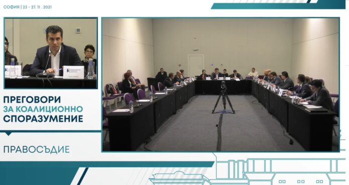 Преговори за коалиционно споразумение. Тема "Правосъдие"