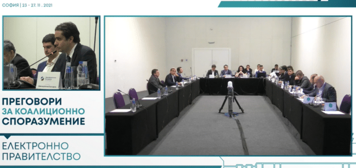Преговори за коалиционно споразумение. Електронно правителство