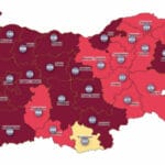 Разпространение на коронавируса по области