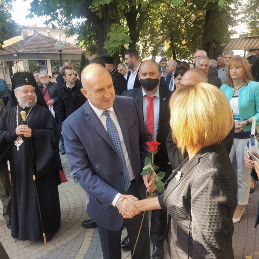 Румен Радев и Мая Манолова